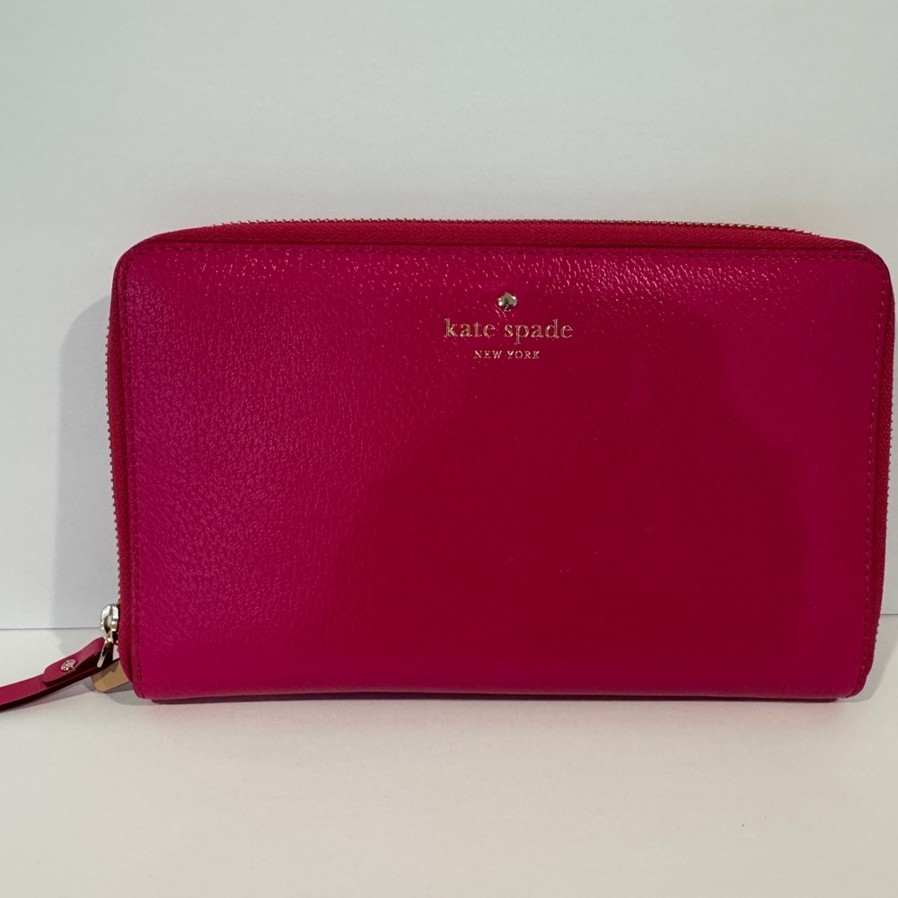 Kate Spade Fuchsia Leather Wallet